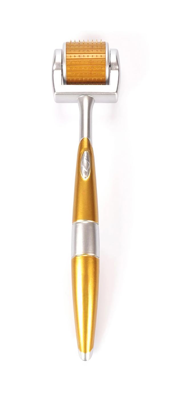 CYSSUS professional derma roller with 192 titanium needles for precise at home sessions.
