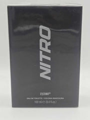 CyZone Nitro bottle close-up highlights the label and premium finish.