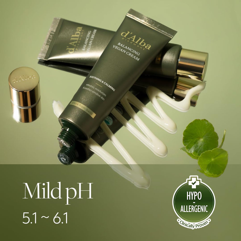 Crème d'Alba Piedmont, emballage végane certifié et formulation propre.