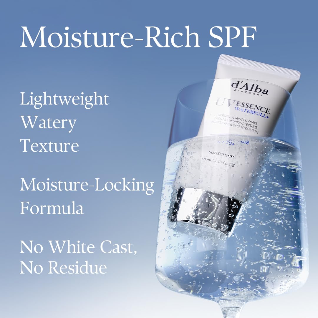 d'alba Piedmont Waterfull used as a hydrating makeup base for a smooth canvas