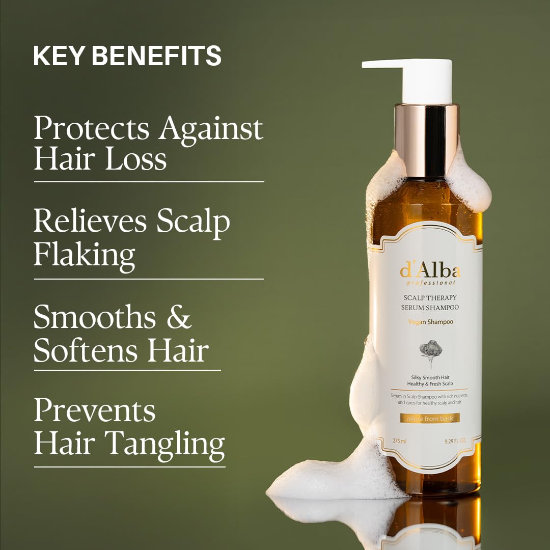 d'alba Piedmont rich foam lather washing away impurities