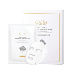 d'alba Piedmont Italian White Truffle Mask packaging shows vegan certification.