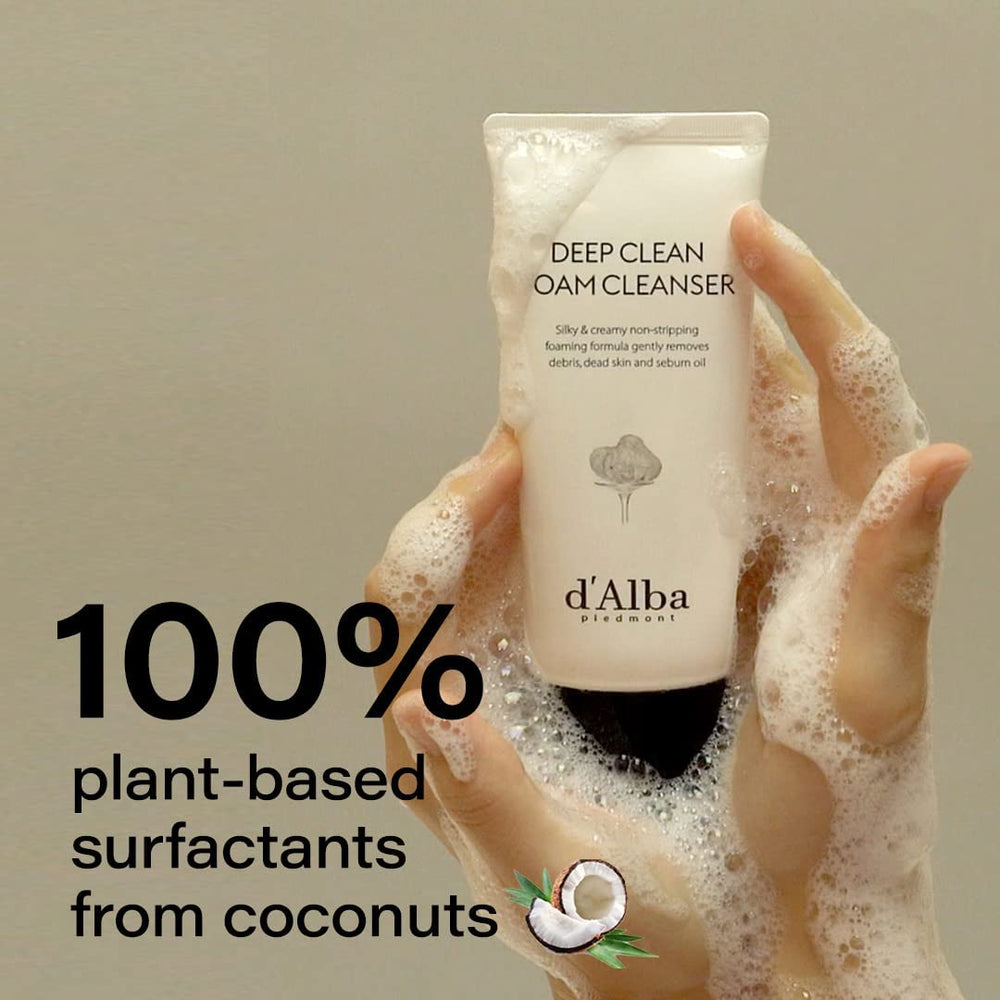 Vegan certification seal beside d'alba Piedmont packaging