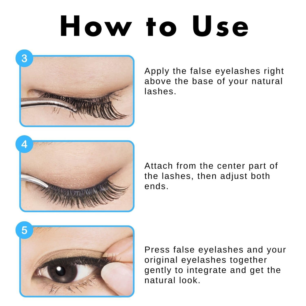 D-UP EX 552 skin-friendly-glue is suitable for sensitive eyes with comfortable wear.