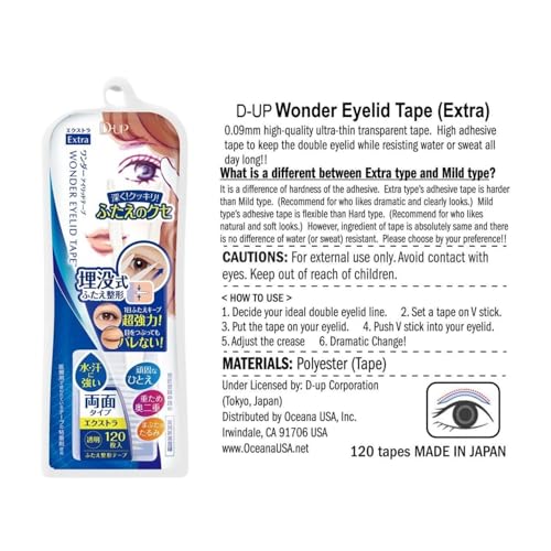 D-UP eyelid lifter set of 2 showcased for versatile use.