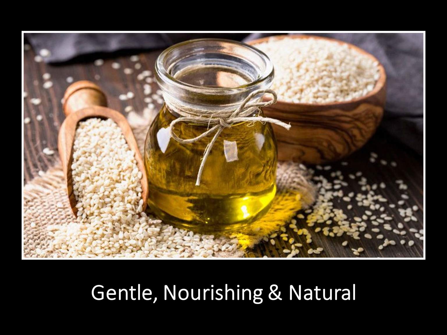 DAANA sesame oil for baby care as a gentle moisturizer.