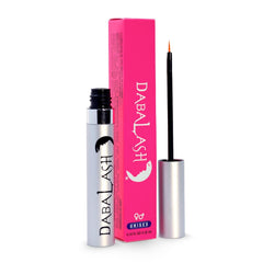 Dabalash bottle pour shows premium lash and brow growth support.