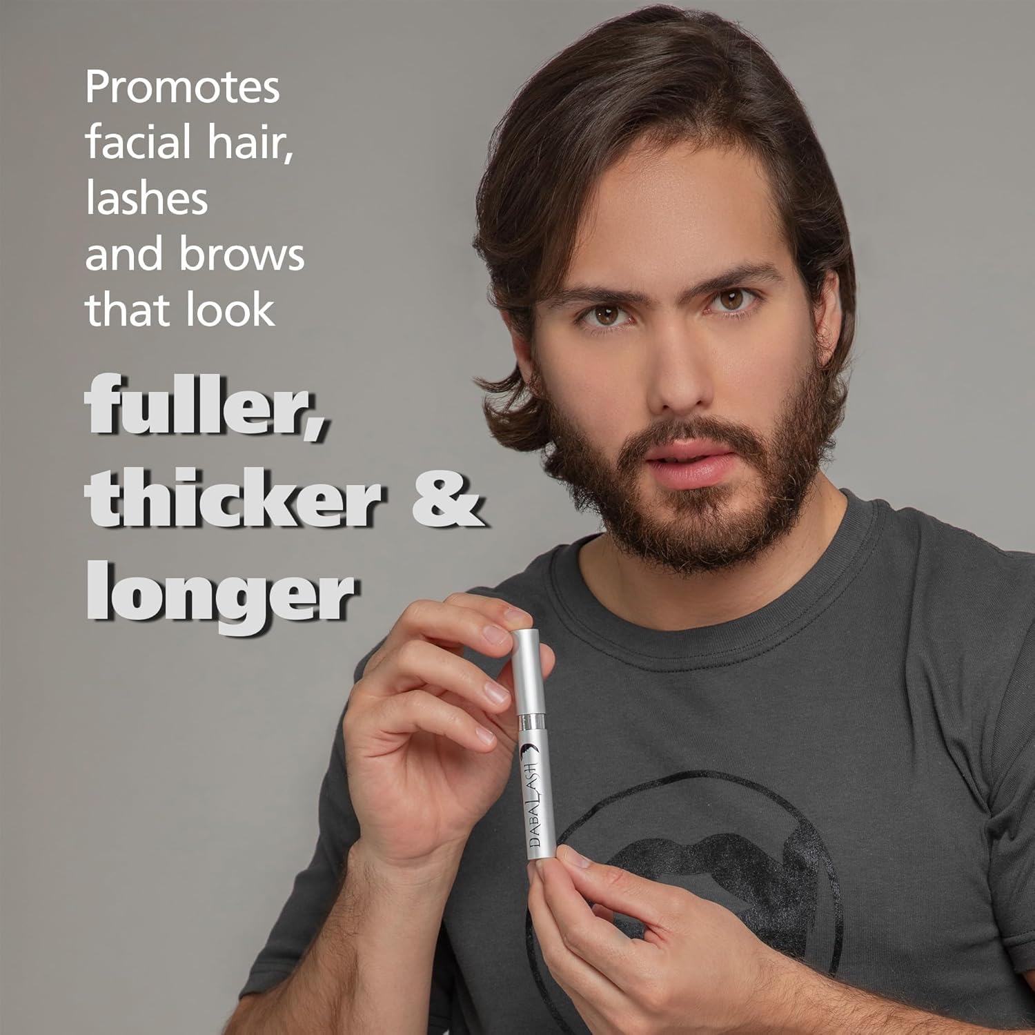 DABALASH fine-tip applicator close-up for precise patch treatment
