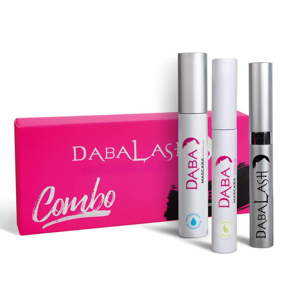 DABALASH serum bottle close-up highlighting lash growth support