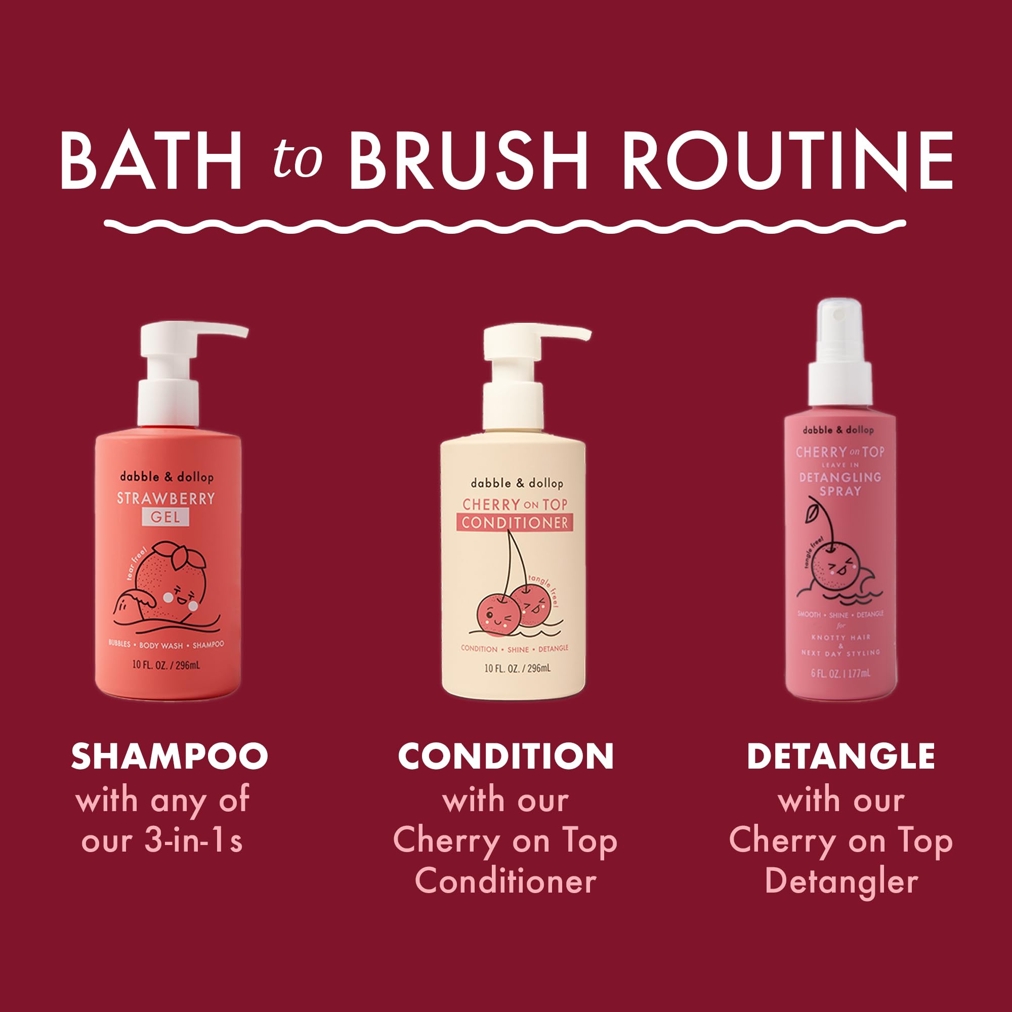 Dabble & Dollop Cherry on Top Hypoallergenic option for kids and family.
