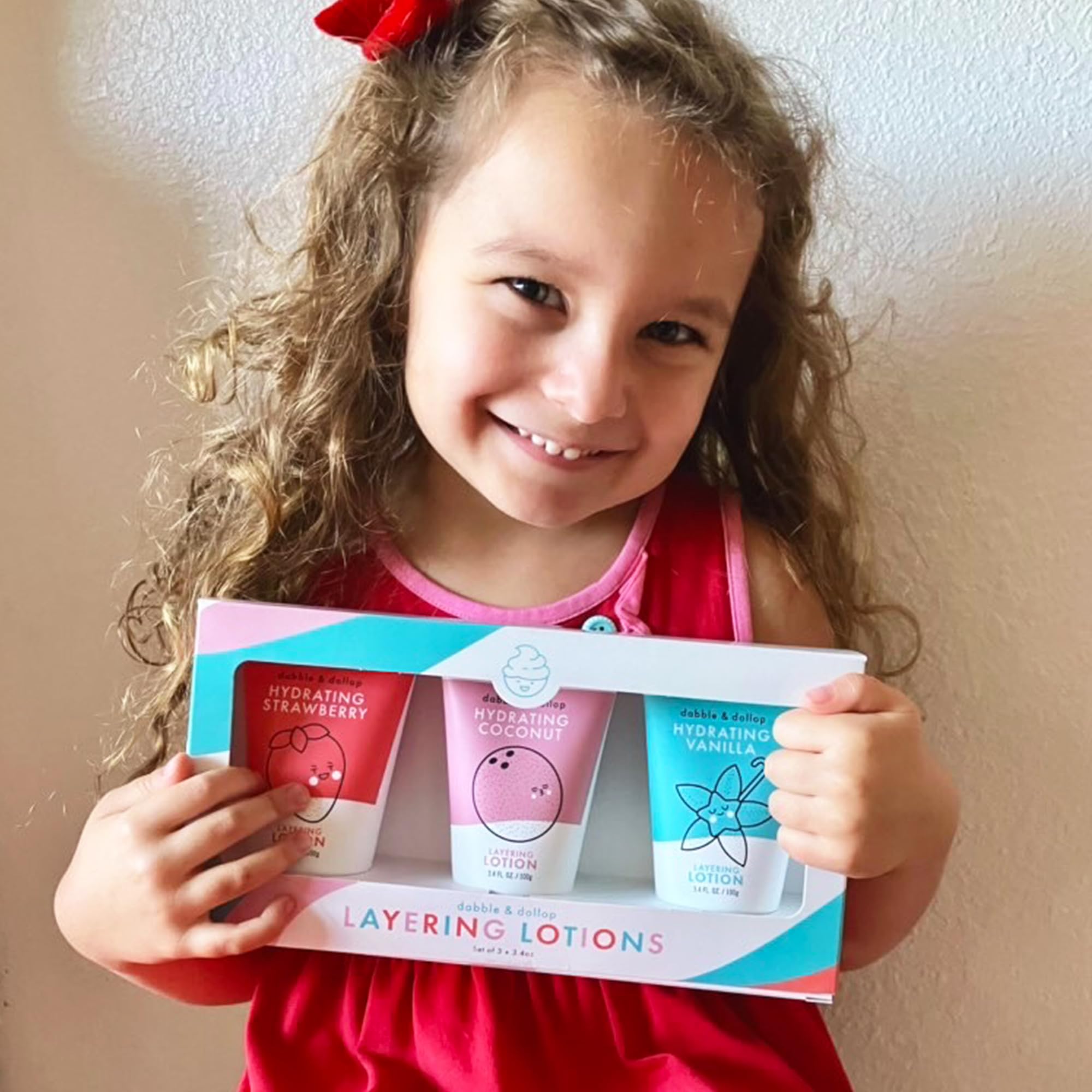 Dabble & Dollop gift-packaging presentation, thoughtful kid-friendly gift