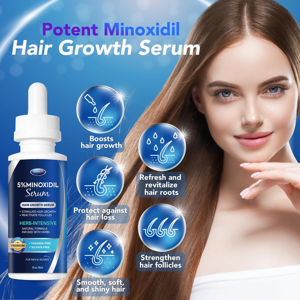 DABIDA beard regrowth application focusing on patchy facial hair areas.