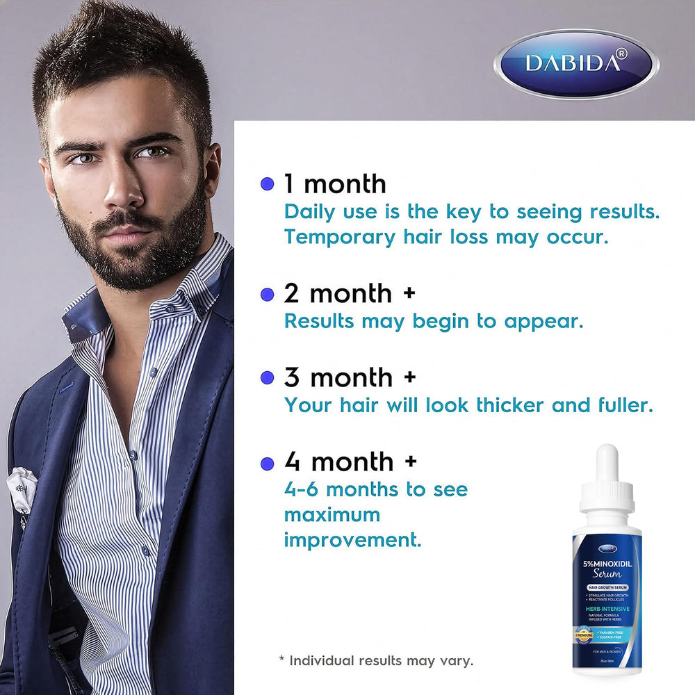 DABIDA fast-absorbing serum ready for daily use with a convenient dropper.