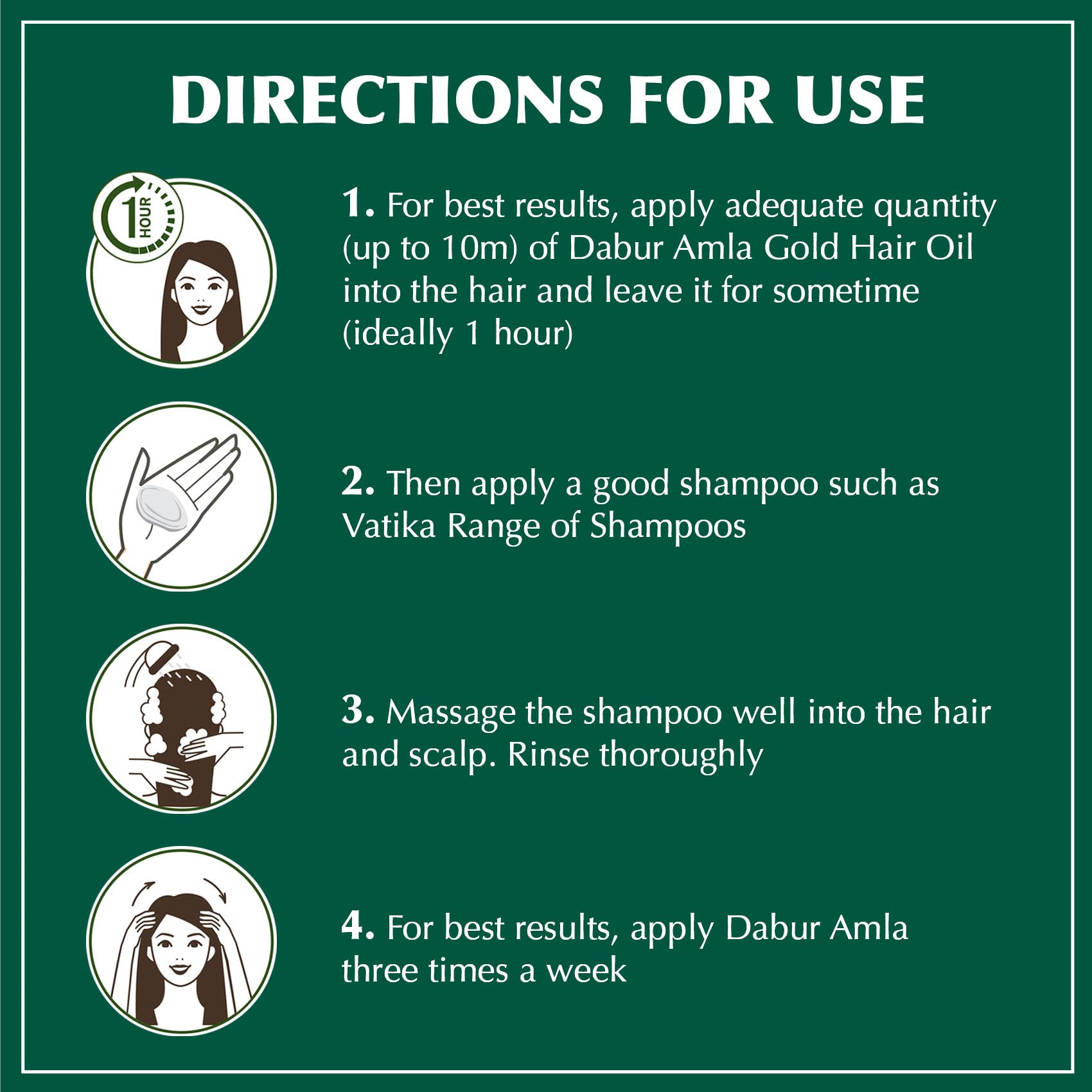 Dabur Amla Gold Hair Oil close-up of natural ingredients.