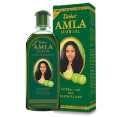 Dabur Amla Hair Oil bottle shown for easy daily scalp nourishment.