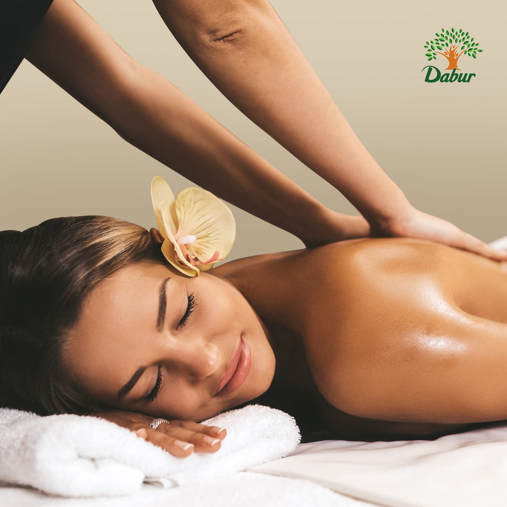 Dabur Kachi Ghani Mustard Oil in daily hair and skin care routines.