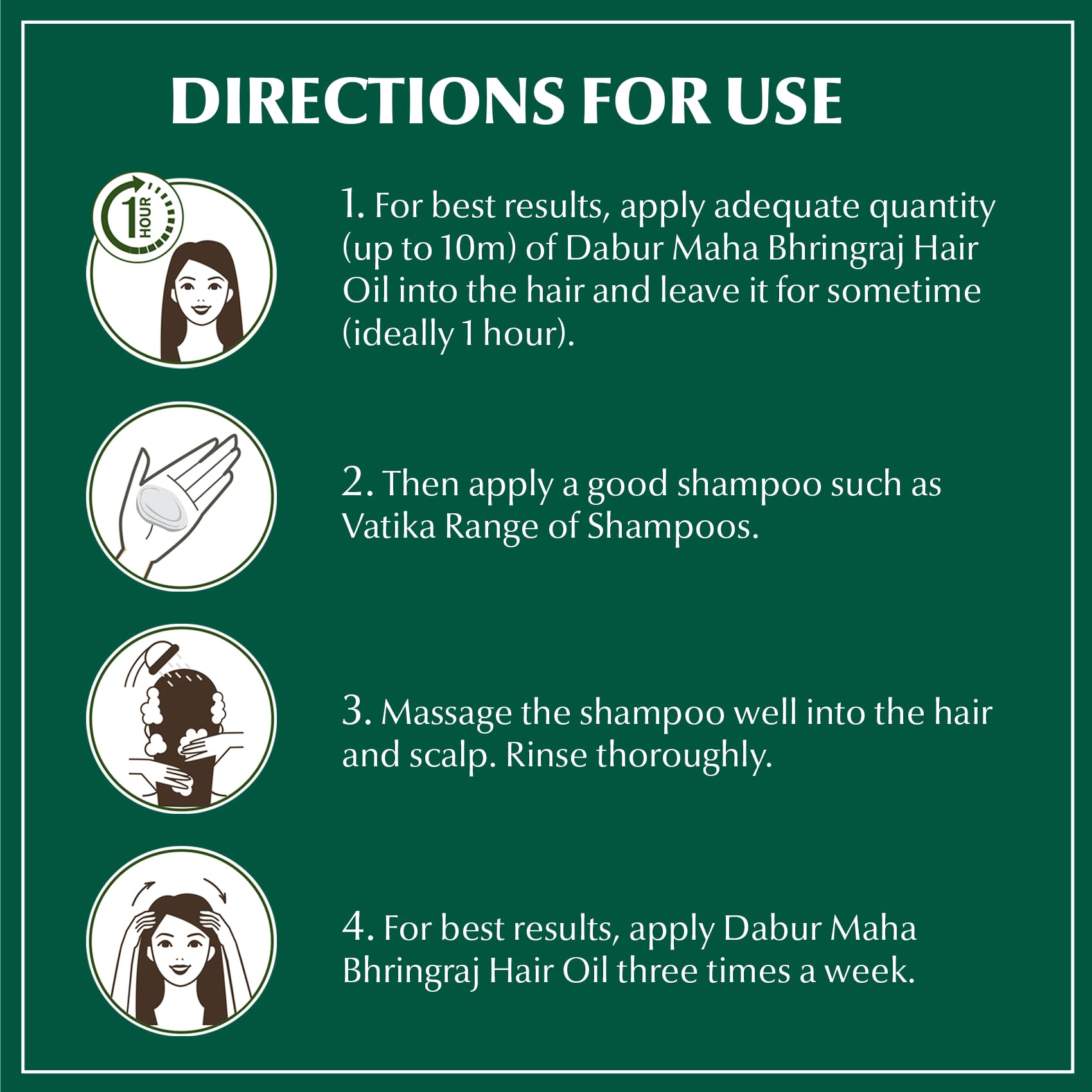 Dabur Maha Bhringraj Hair Oil dispense cap for mess-free use.