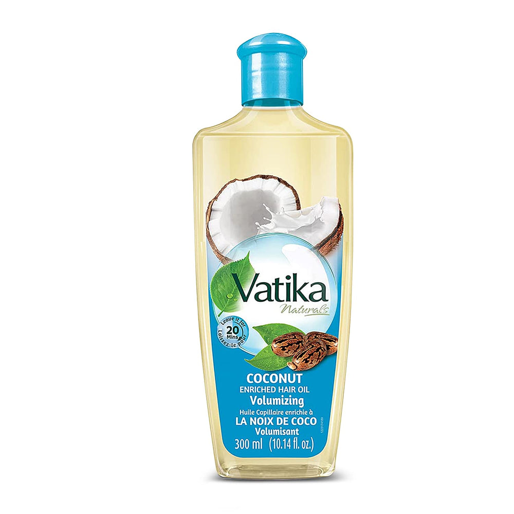 Dabur Vatika Enriched Coconut Hair Oil bottle for daily nourishment