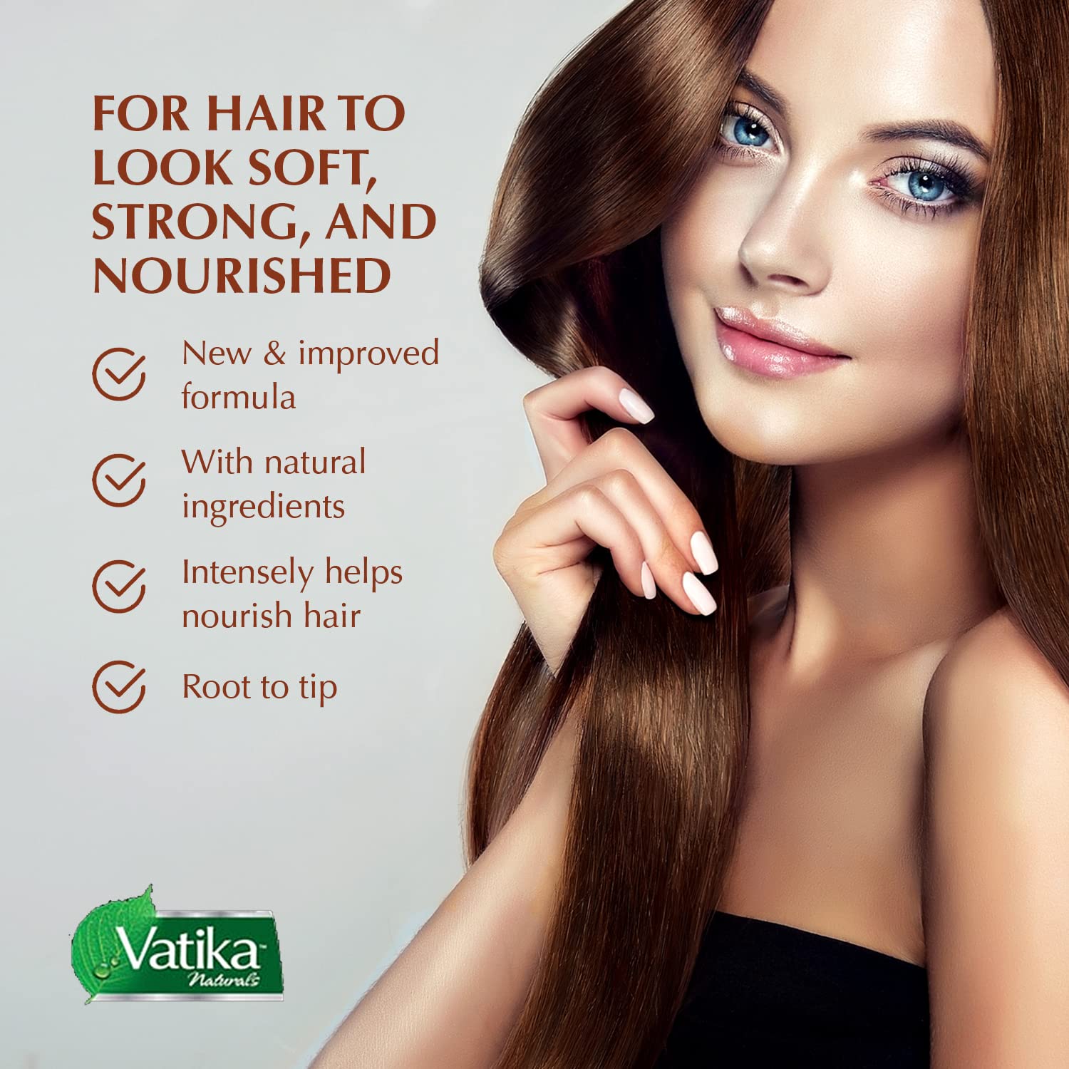 Daily use bottle of Dabur Vatika Enriched Hair Oil suitable for all hair types.