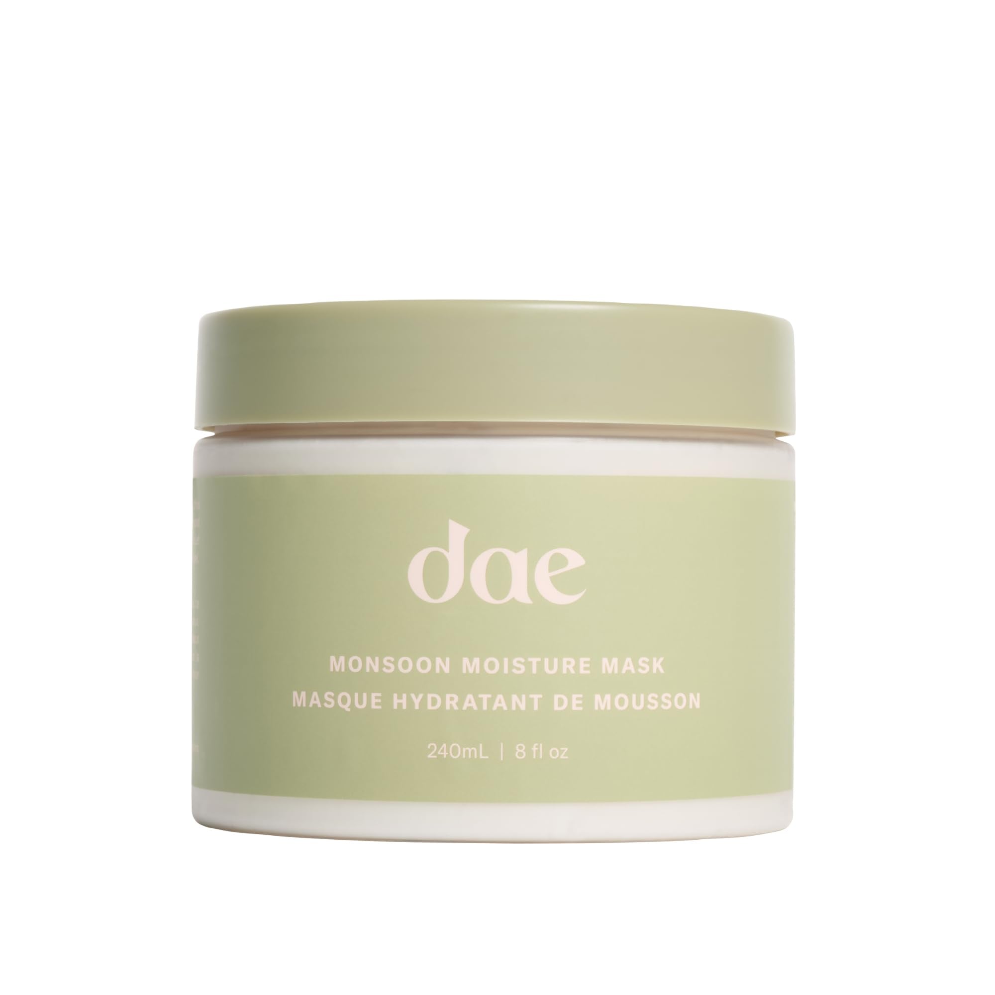 DAE Monsoon Moisture Mask bottle front showing hydration formula.