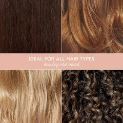 Creamy texture that nourishes dry strands for a manageable, soft finish.