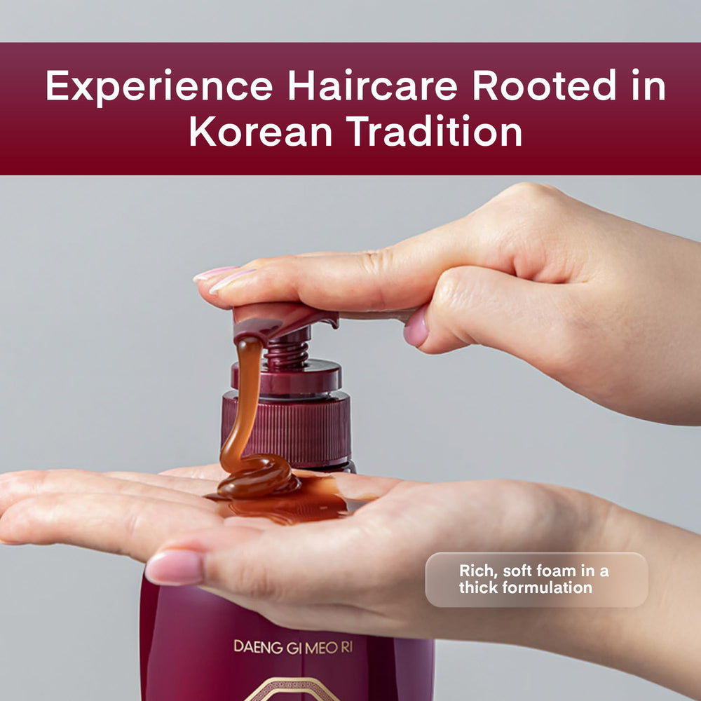 Daeng Gi Meo Ri Herbal Shampoo leaves hair feeling clean and vibrant after use