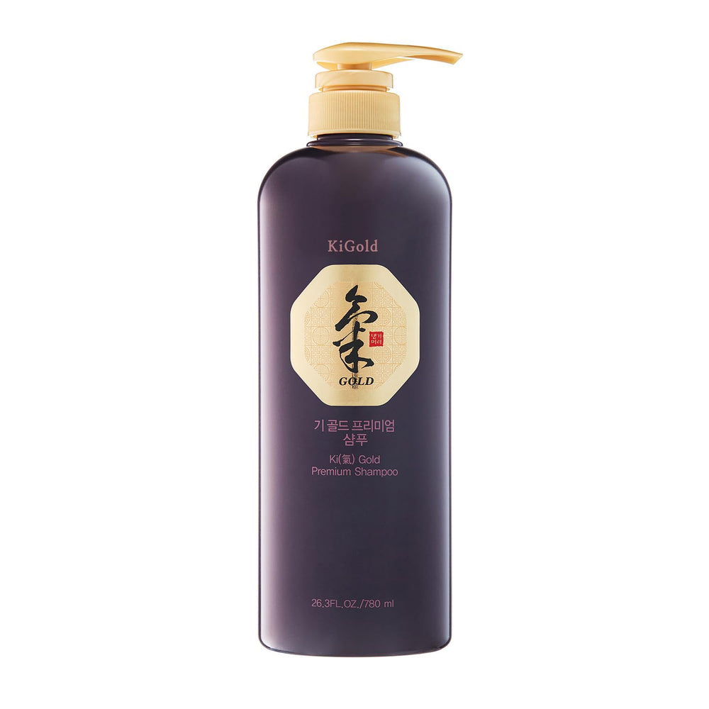 Ki Gold packaging box highlighting premium herbal hair care set.