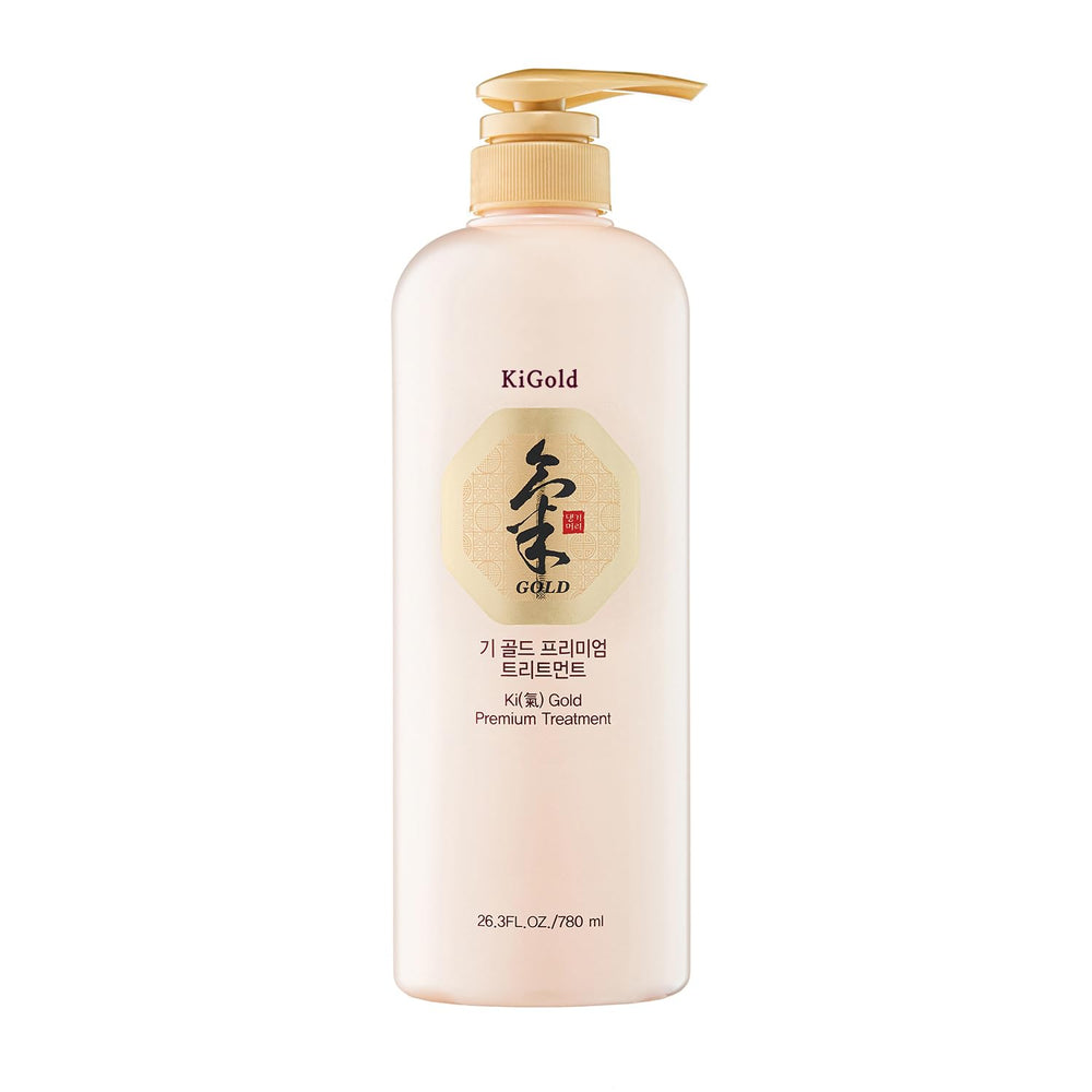 Daeng Gi Meo Ri Ki Gold Premium set box signals premium Korean hair care