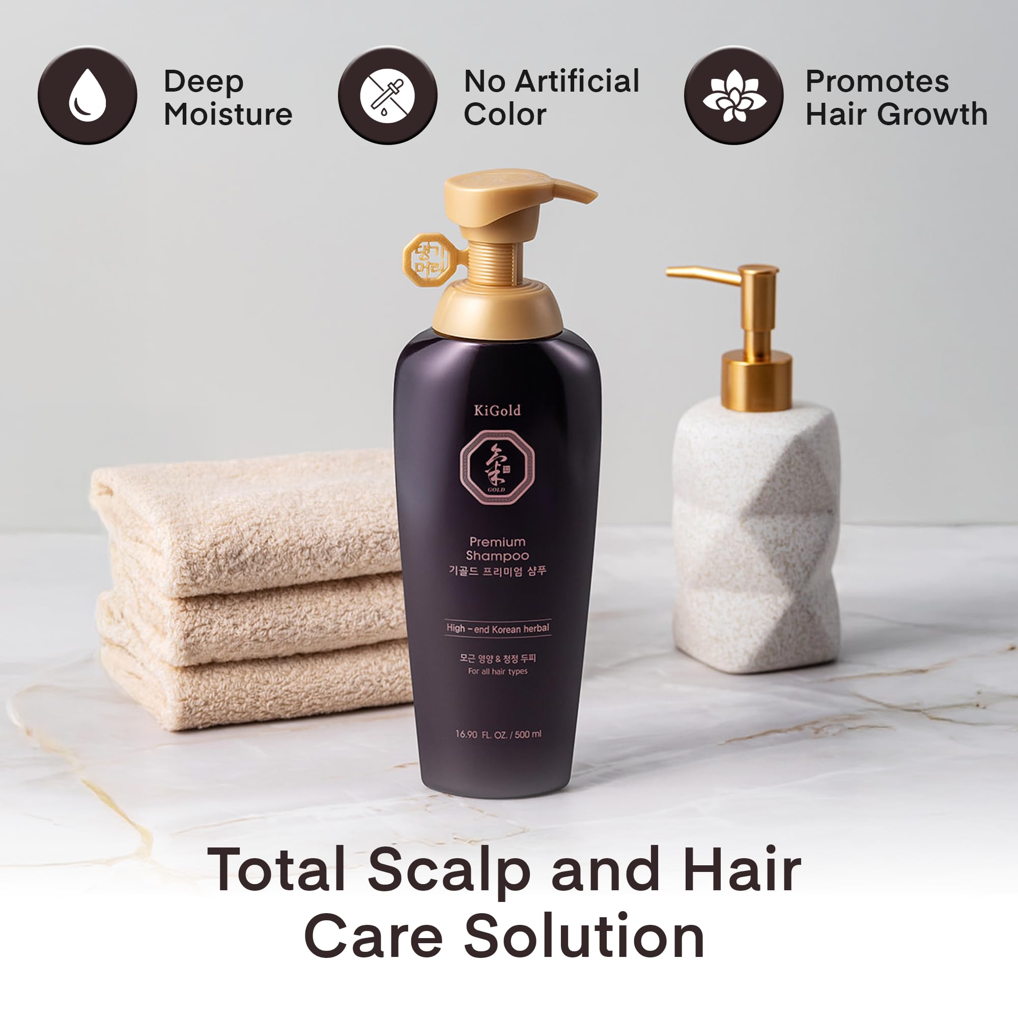 Daeng Gi Meo Ri Ki Gold Premium Shampoo no color added label visible