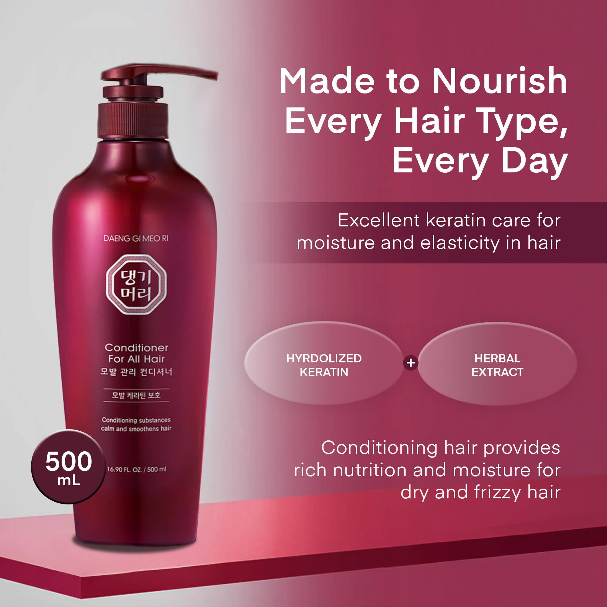 Minty scent on hair and scalp from Daeng Gi Meo Ri