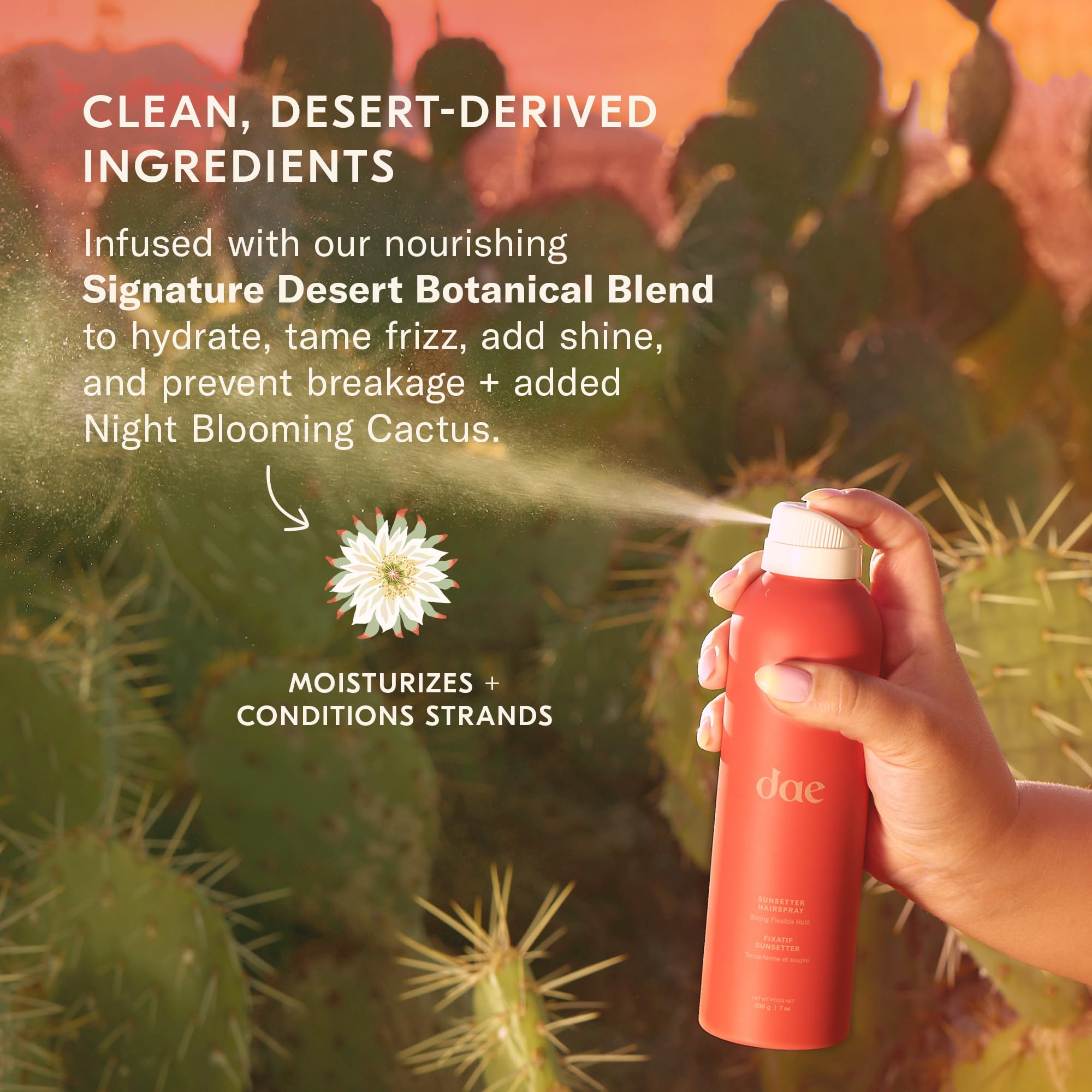 DAE Sunsetter ultra-fine mist ensures even distribution for control.