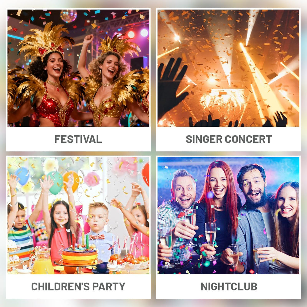 DAGEDA festival glitter set enhances outfits with radiant, colorful sparkle.