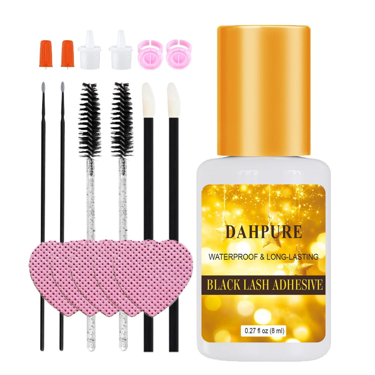 DAHPURE cluster lash glue bottle for strong hold and quick drying