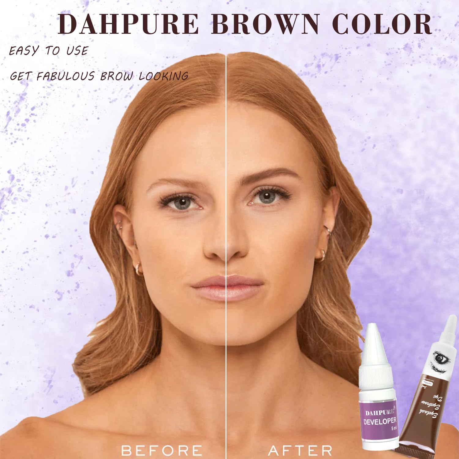 DAHPURE safe ingredients gentle formula designed for comfortable coloring experience.