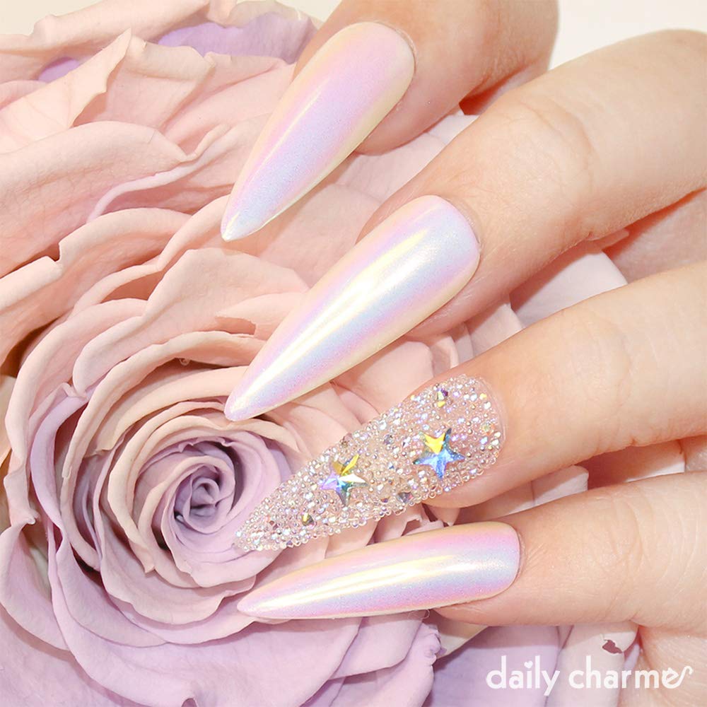 Daily Charme 15ml bottle designed for home or salon chrome nail art.