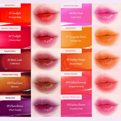 Daily Chips Haru Water Tint ten-shade palette highlights versatile range