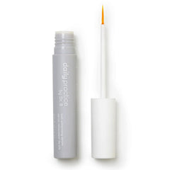 Daily Practice Lash Serum bottle shows a hydrating formula for healthier lashes.