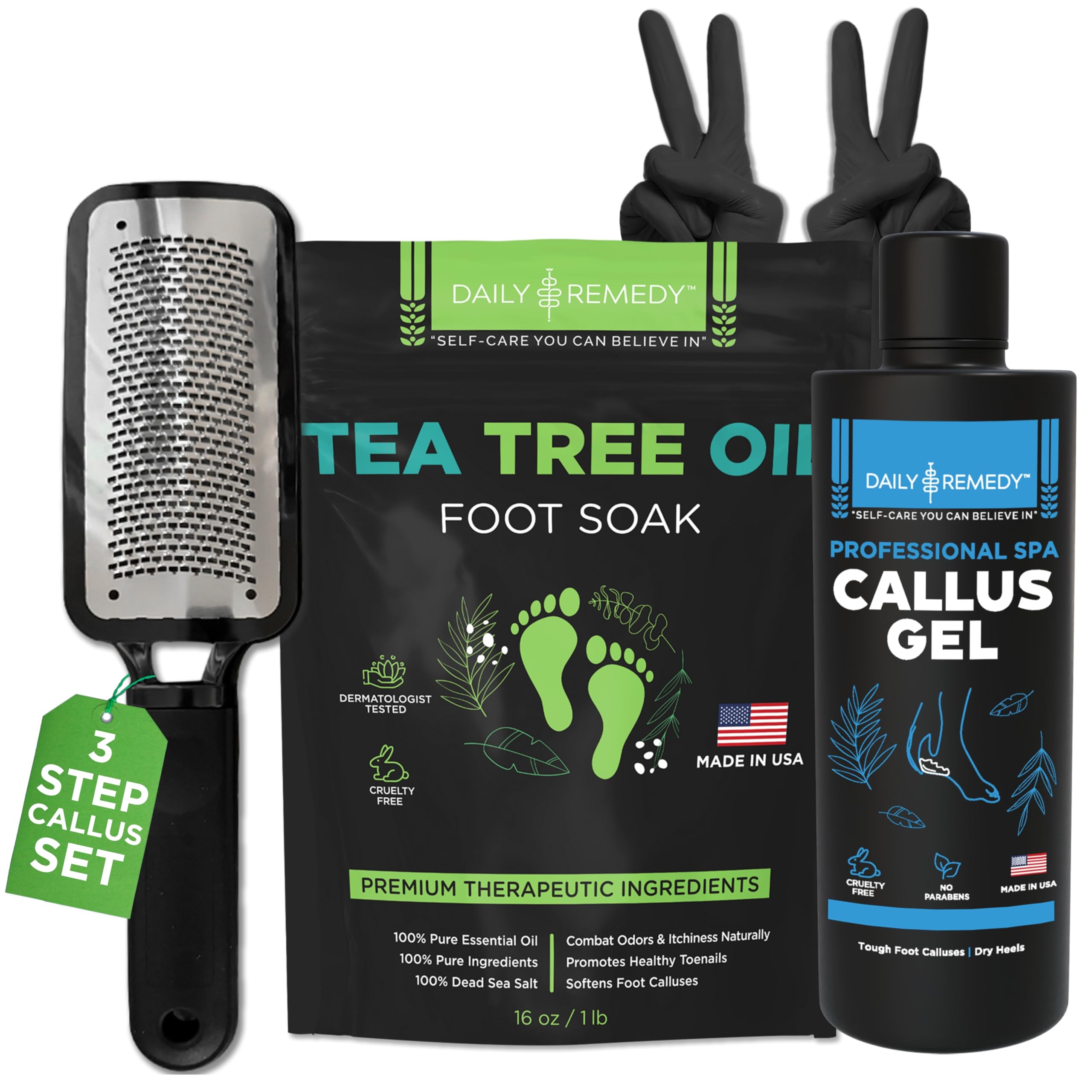 Daily Remedy Gel Callosités pour Pieds, texture ciblée pour rugosités et callosités.