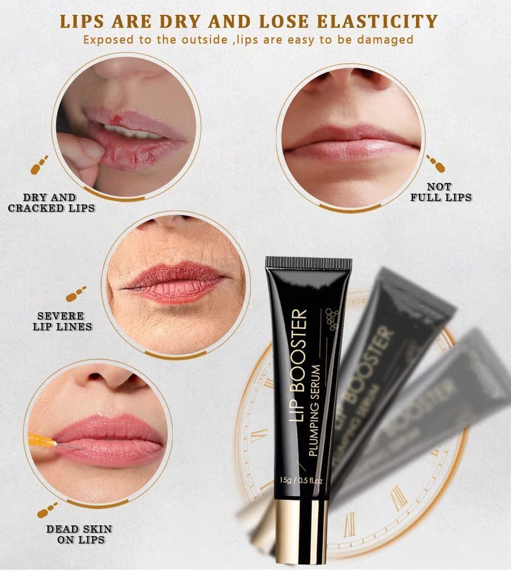 Daily use with Collagen Lip Booster moisturizes and supports lip care.