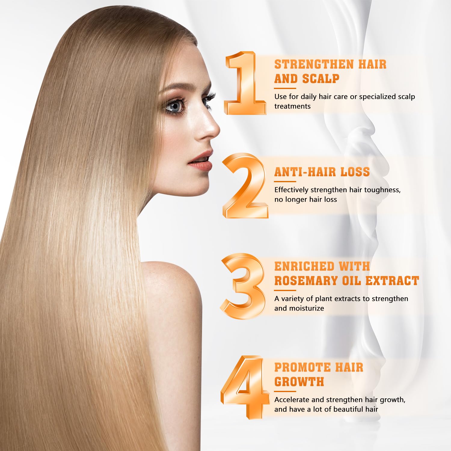 Daioai hydrating shampoo delivering smooth, shiny hair