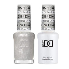 DAISY DND Mother of Pearl 894 gel polish bottle front view for iridescent manicure