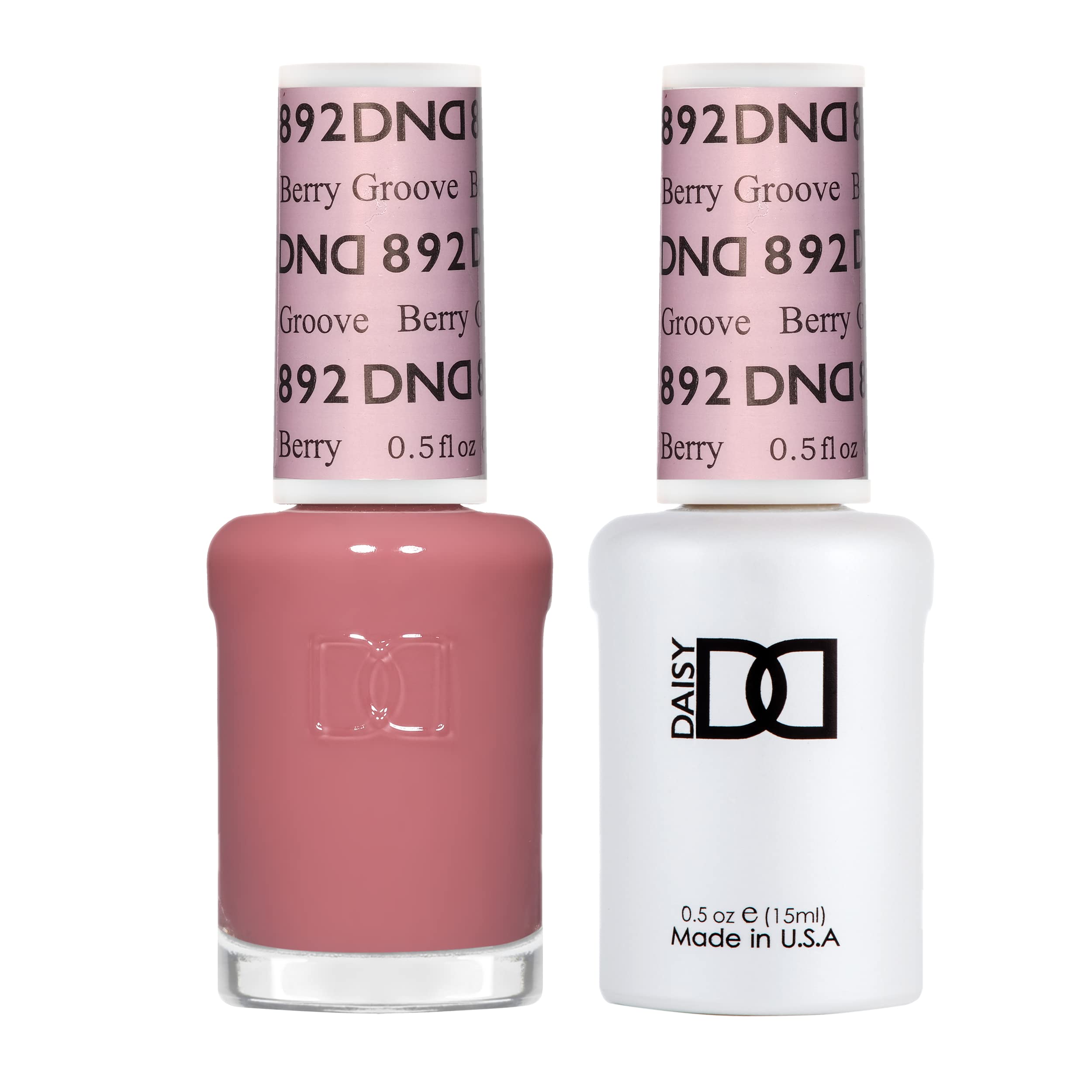DAISY DND Berry Groove gel bottle with vibrant jelly red shade for a long-wear finish