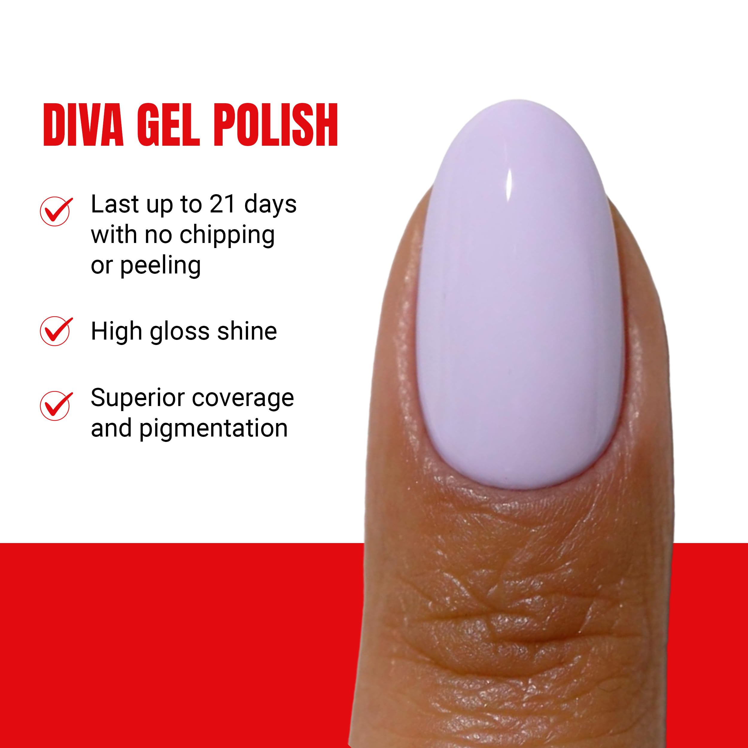 DAISY DND Coquette Dainty Lavender swatches reveal rich color and smooth coverage