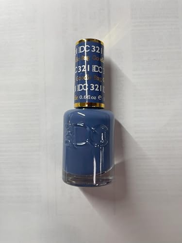 DND DC Blue Collection flatlay with swatches, nails and tools.