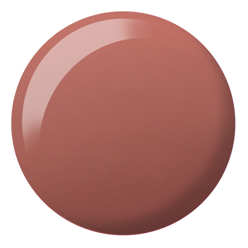 DAISY DND DC gel polish application brush with nude shade for smooth coverage