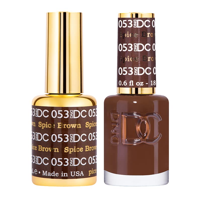 Daisy DND DC Gel Polish Set in Brown Collection provides rich pigment for durable color
