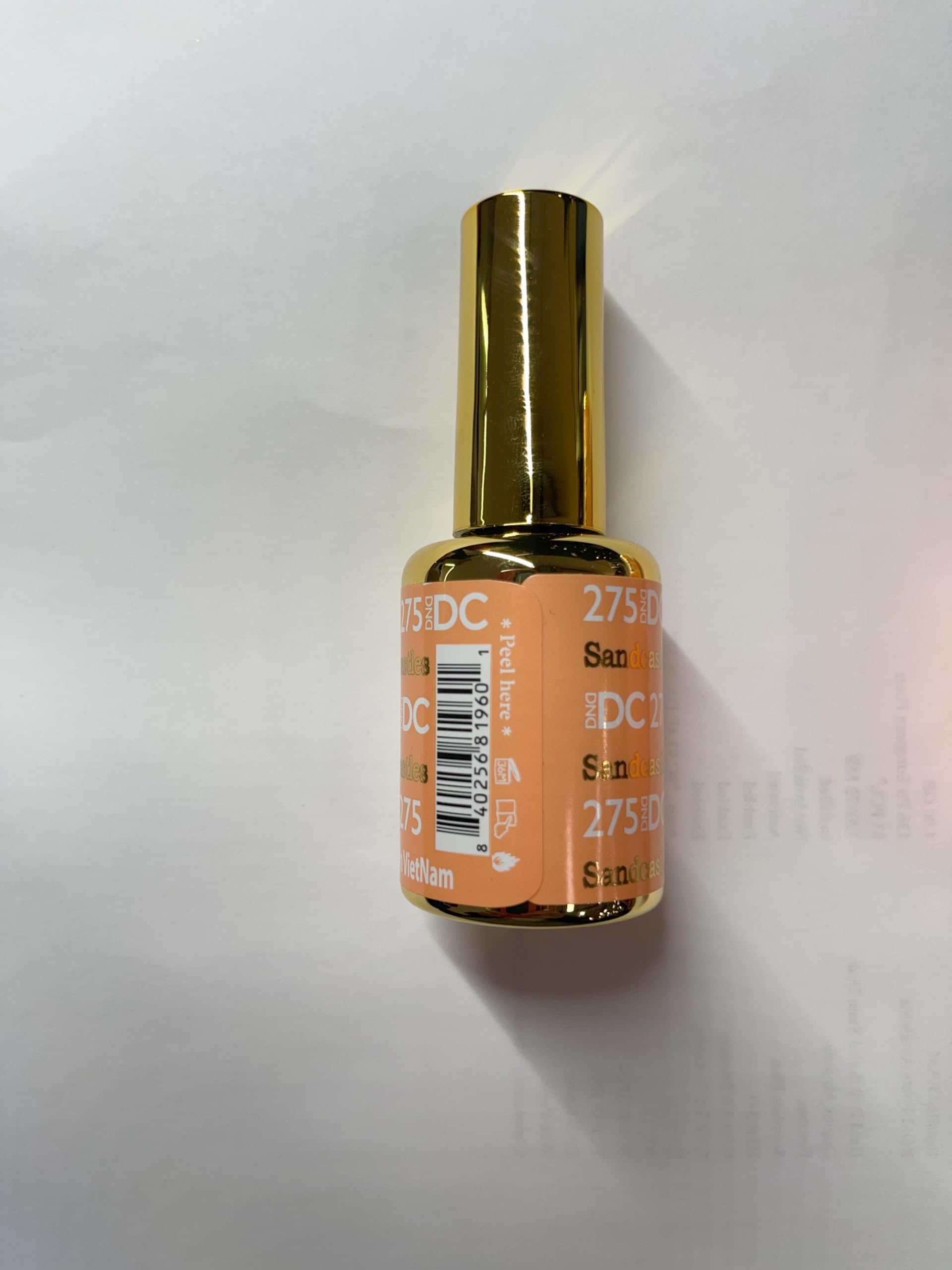 Daisy DND DC Orange Collection manicure setup for easy at-home application.