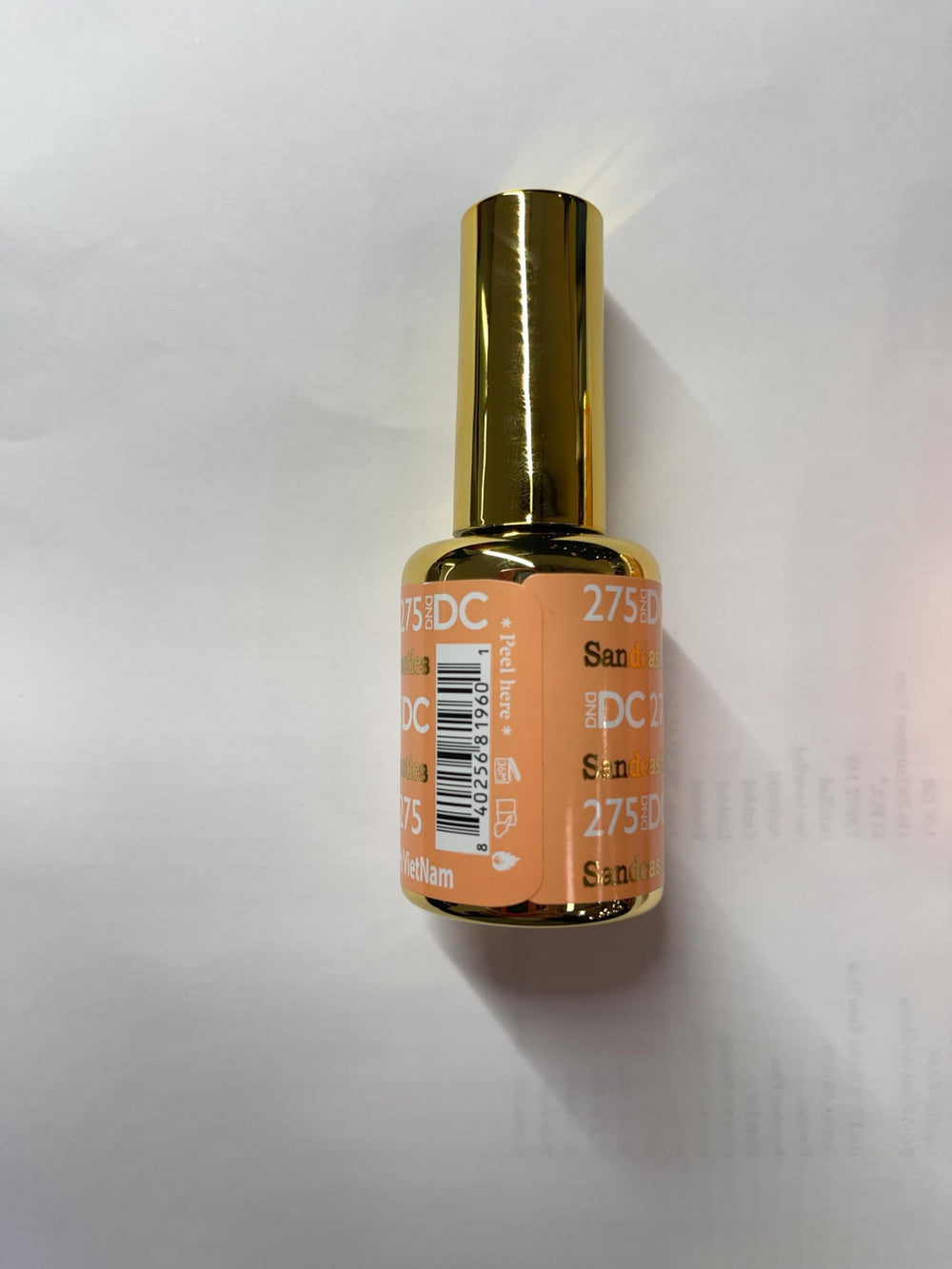 Daisy DND DC Orange Collection manicure setup for easy at-home application.