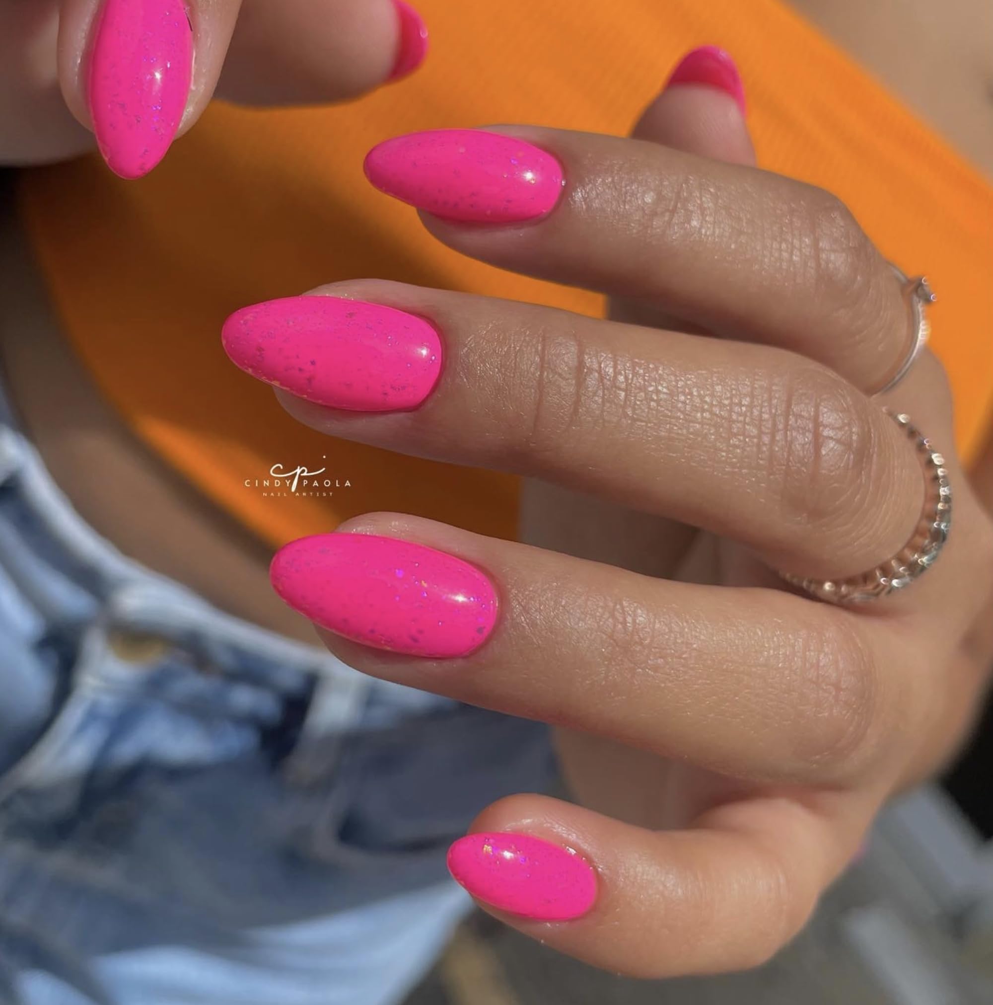 DAISY DND DC Gel Polish Set pink collection color swatches.