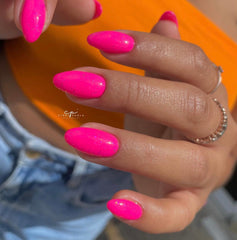 DAISY DND DC Gel Polish Set pink collection color swatches.